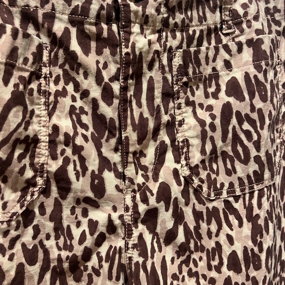 Anthropologie Colette Maeve Leopard Cheetah Wide Leg Pants - Picture 5 of 5